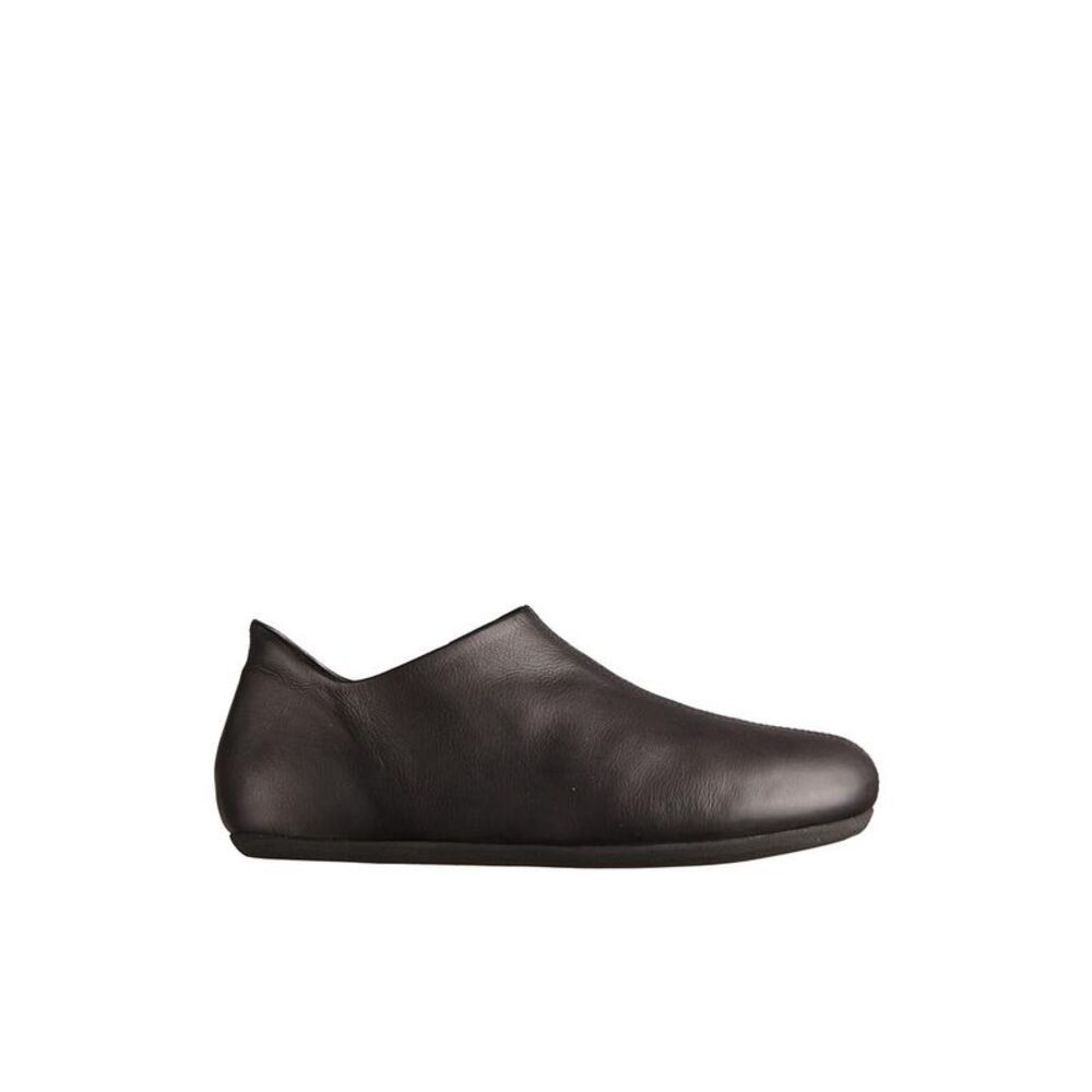 PURO Women's Leather Slip-On Pumps Women BLACK